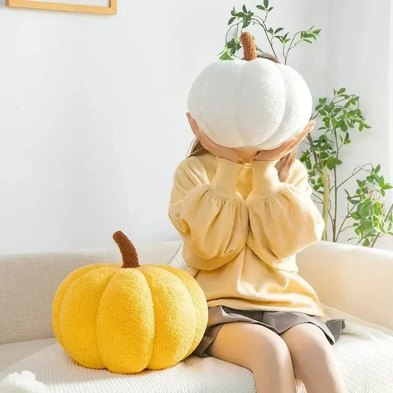 Nordic Plush Pumpkin Decorative Cushion