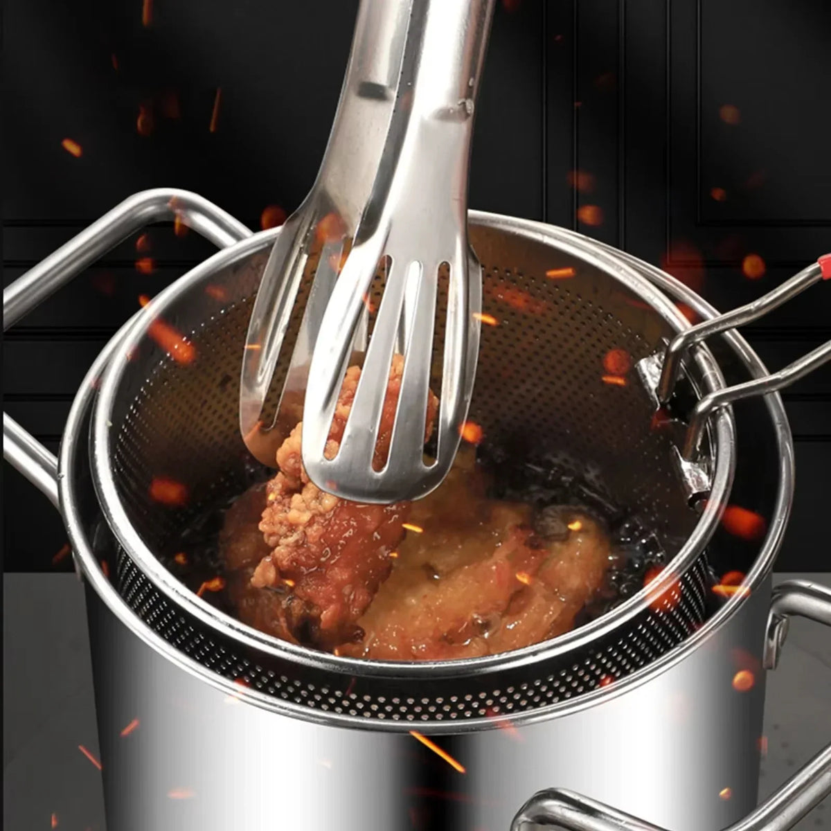 Stainless Fryer Pot