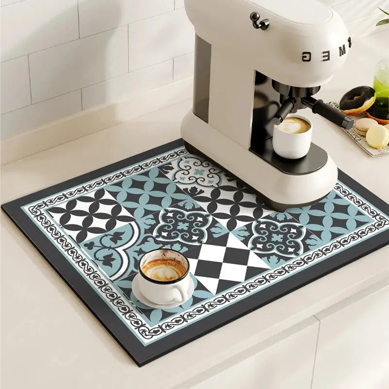 Retro Coffee Mat
