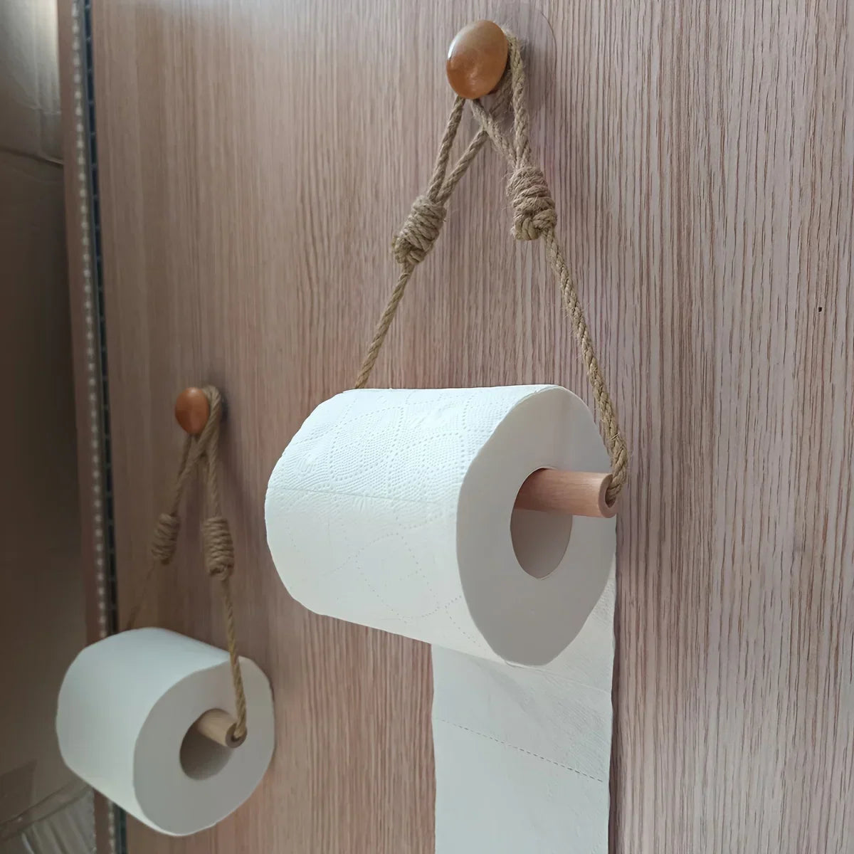 Rustic Rope Toilet Paper Holder
