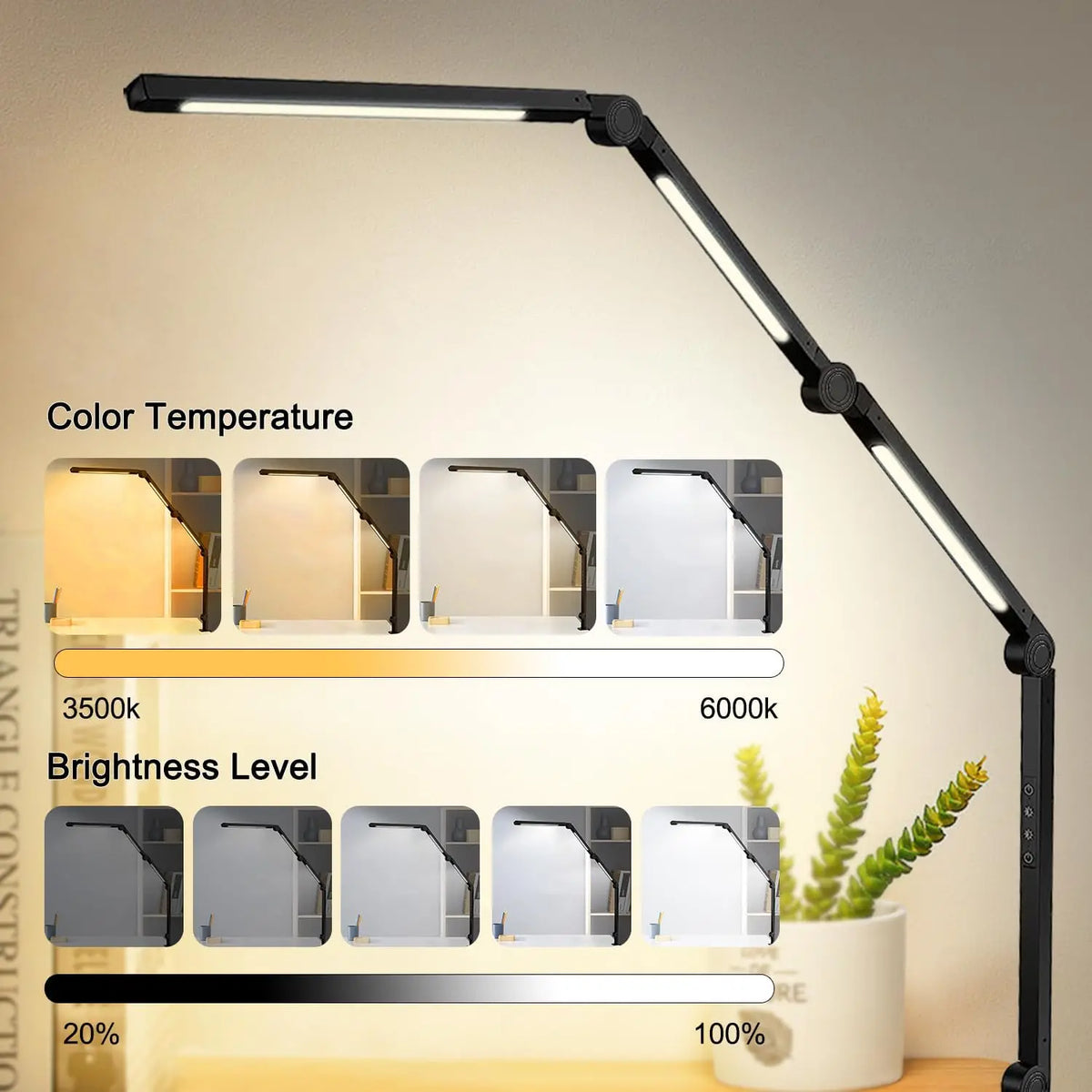 Clamp LED Desk Lamp