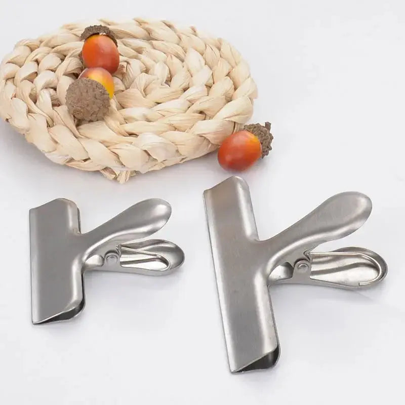 Stainless Steel Bag Clips – 3 Pieces