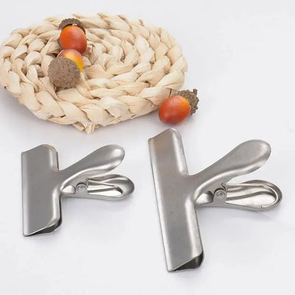 Stainless Steel Bag Clips – 3 Pieces