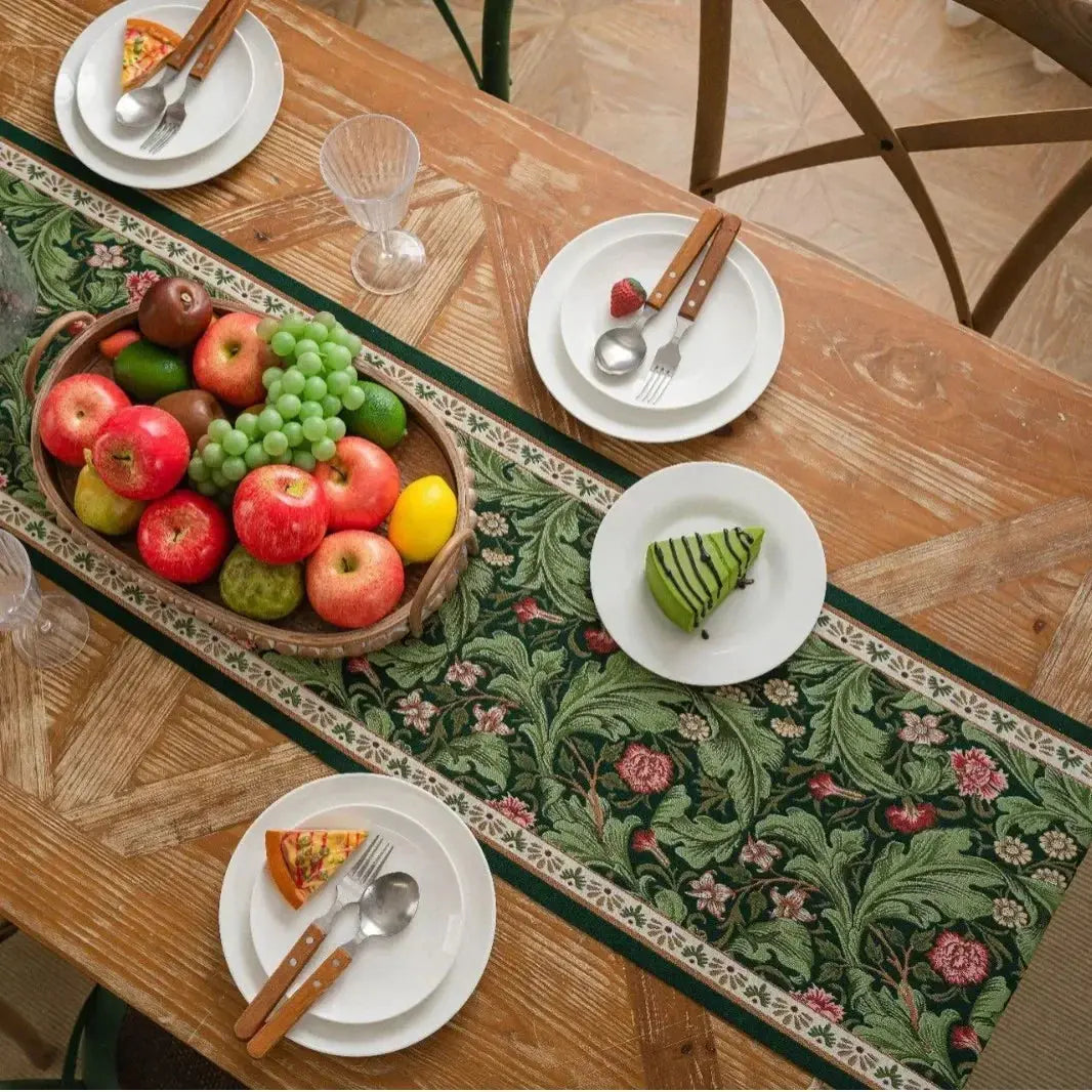 Plant Tassel Table Runner