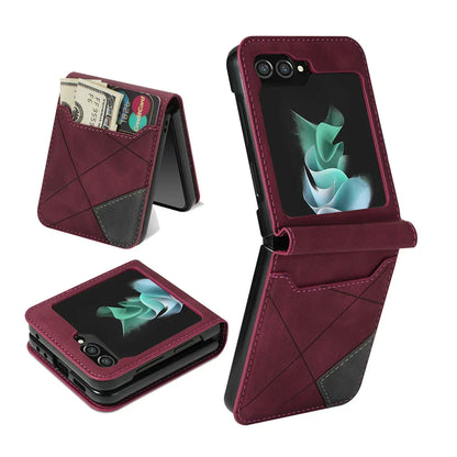 Leather Wallet Case for Samsung Galaxy Z Flip