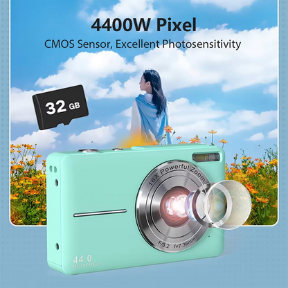Kids Digital Camera 1080P HD 44MP with Zoom