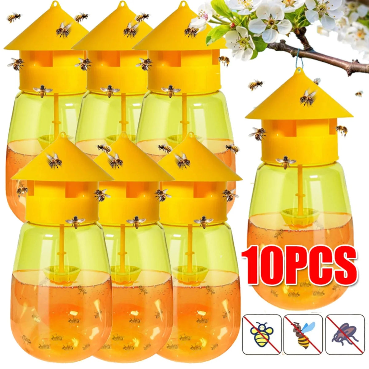 Hanging Flytrap Attractant for Fruit Flies