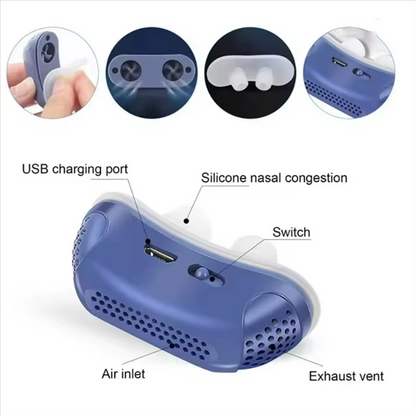 Adjustable Anti-Snoring Device with Custom Airflow Control