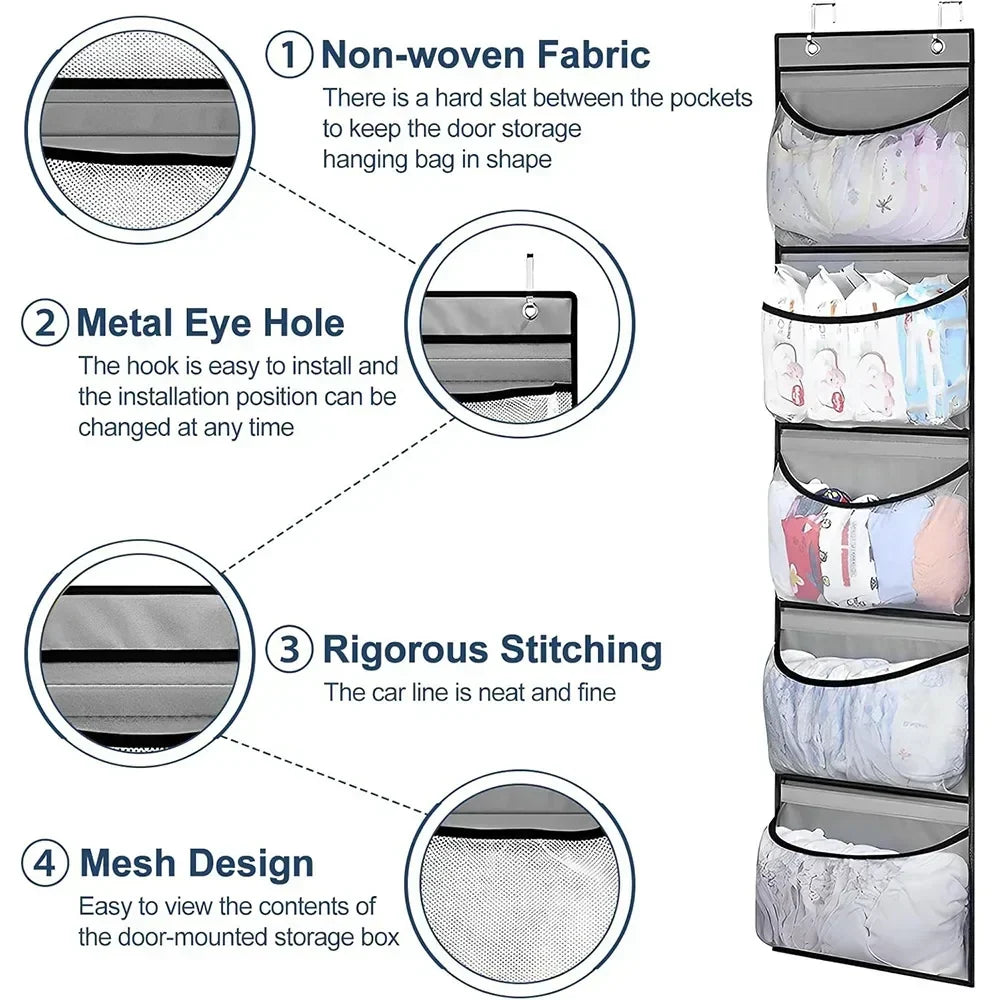 Over Door Hanging Shelf Organiser
