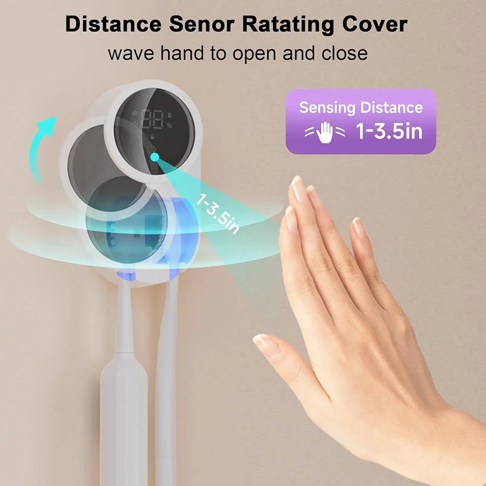 Wall-Mounted Toothbrush Holder