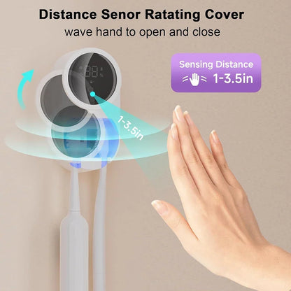 Wall-Mounted Toothbrush Holder