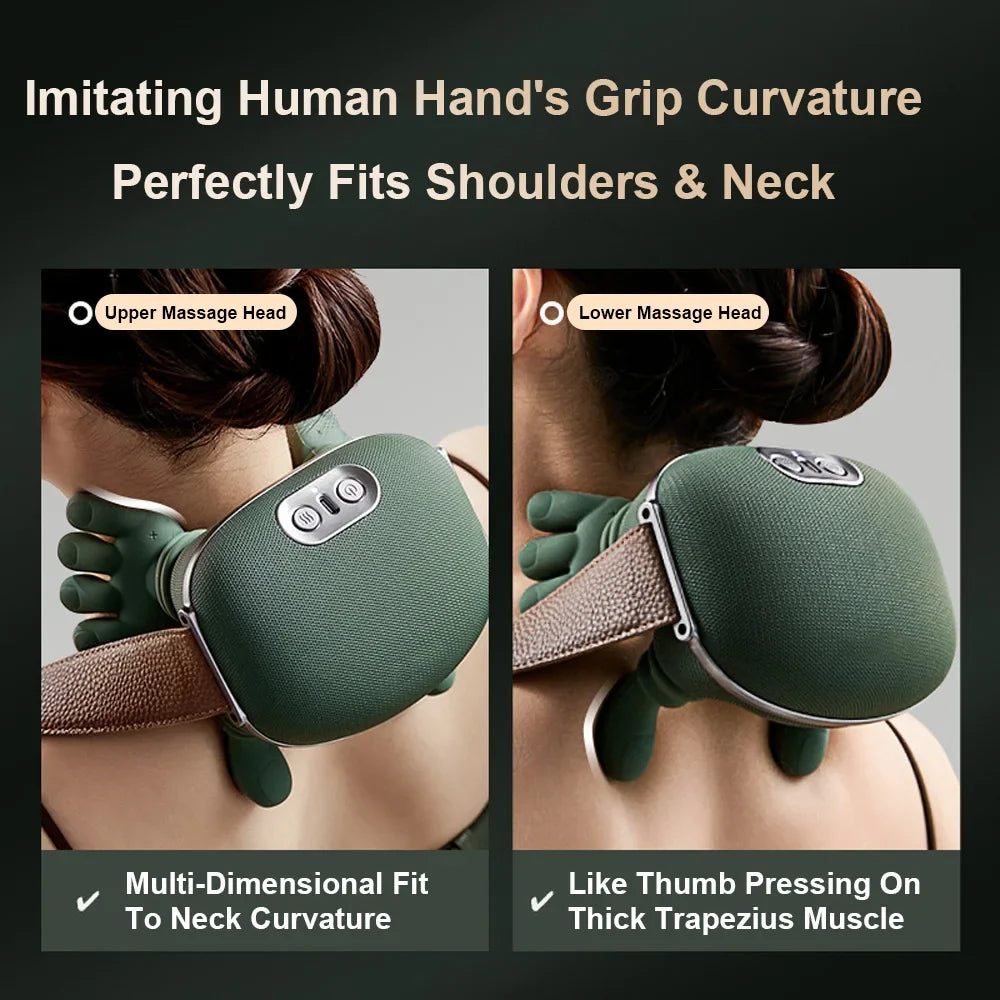 Hands Neck Shoulder Massager for Deep Tissue Pain Relief