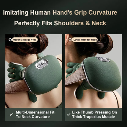 Hands Neck Shoulder Massager for Deep Tissue Pain Relief
