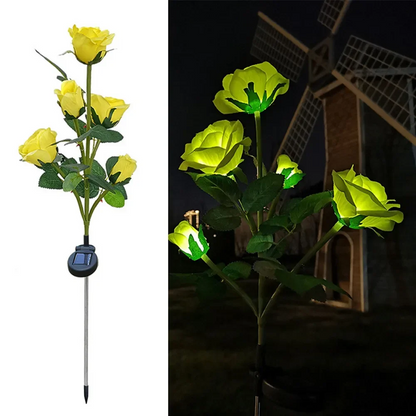 Solar Rose Garden Lights – Decorative Outdoor Flower Lamp