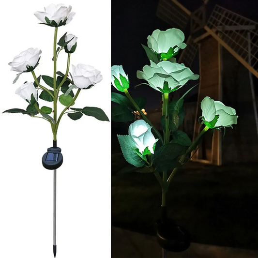 Solar Rose Garden Lights – Decorative Outdoor Flower Lamp