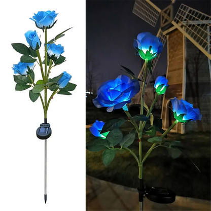 Solar Rose Garden Lights – Decorative Outdoor Flower Lamp