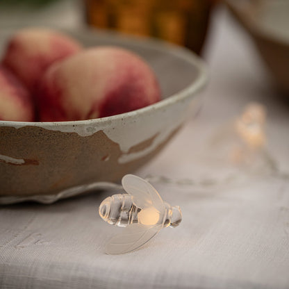 Bee LED Solar Fairy Lights - 20 Lights