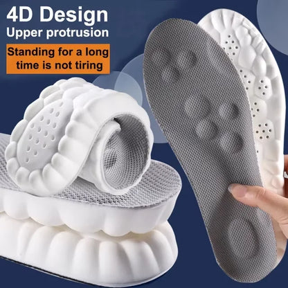 4D Shock-Absorbing Shoe Insoles – Comfort & Arch Support