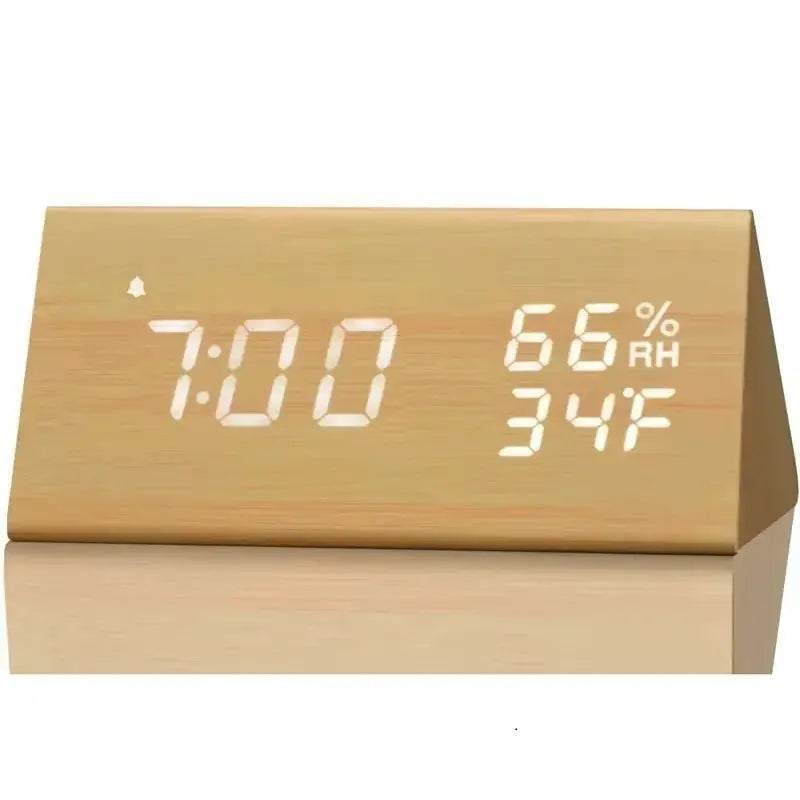 Wooden LED Clock
