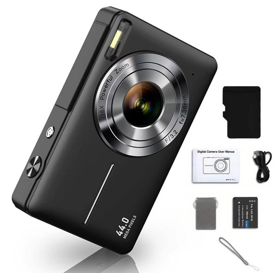 Kids Digital Camera 1080P HD 44MP with Zoom