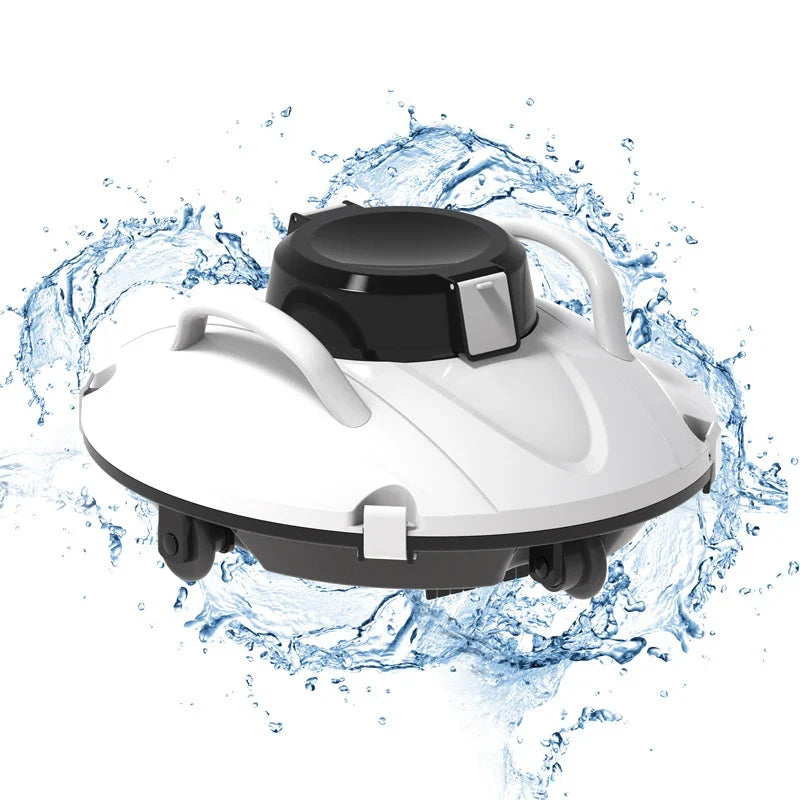 Cordless robotic pool cleaner with 110 minute runtime – image 1