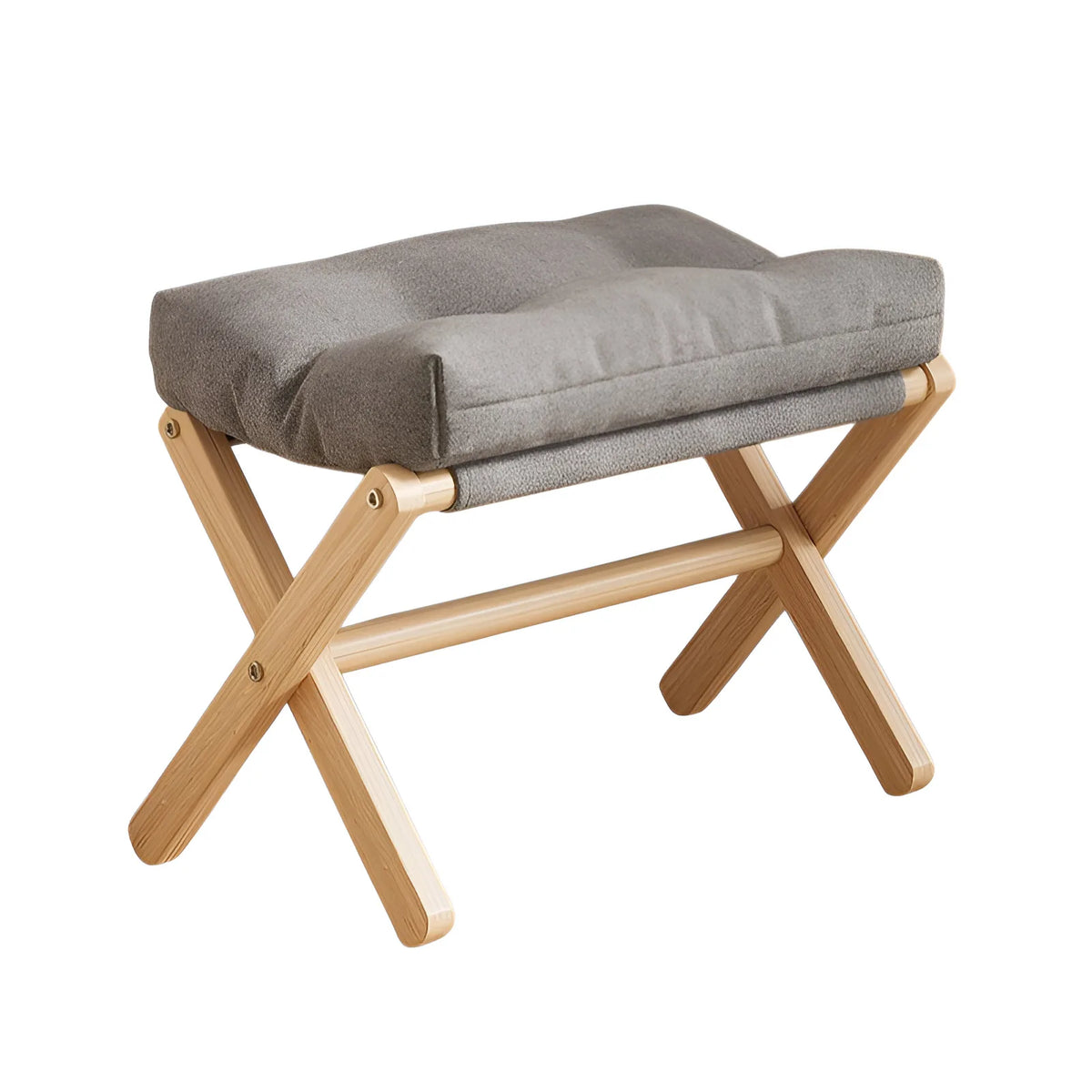 Wooden Footstool Bench