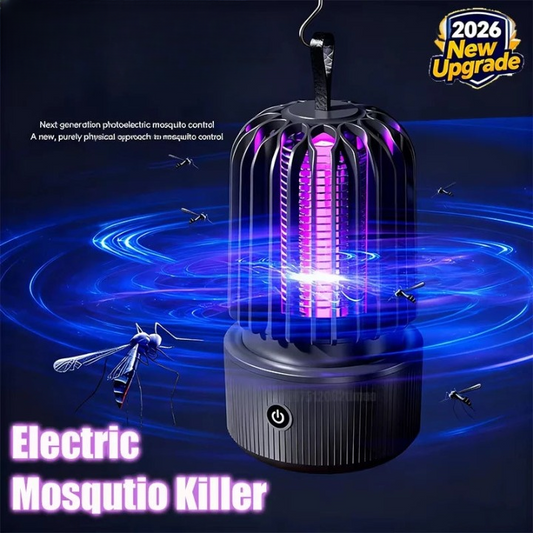 Electric insect killer with UV light and battery