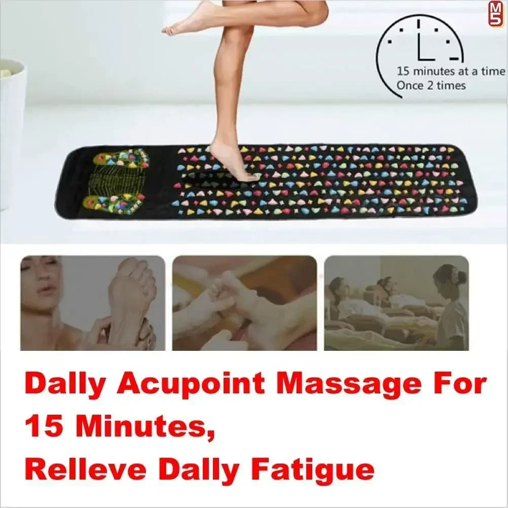 Acupressure Foot Massage Mat for Pain Relief & Relaxation
