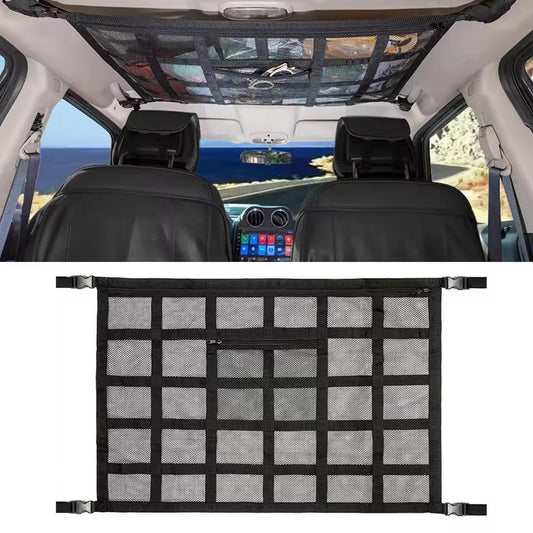 Elastic Interior Cargo Net for Car Storage