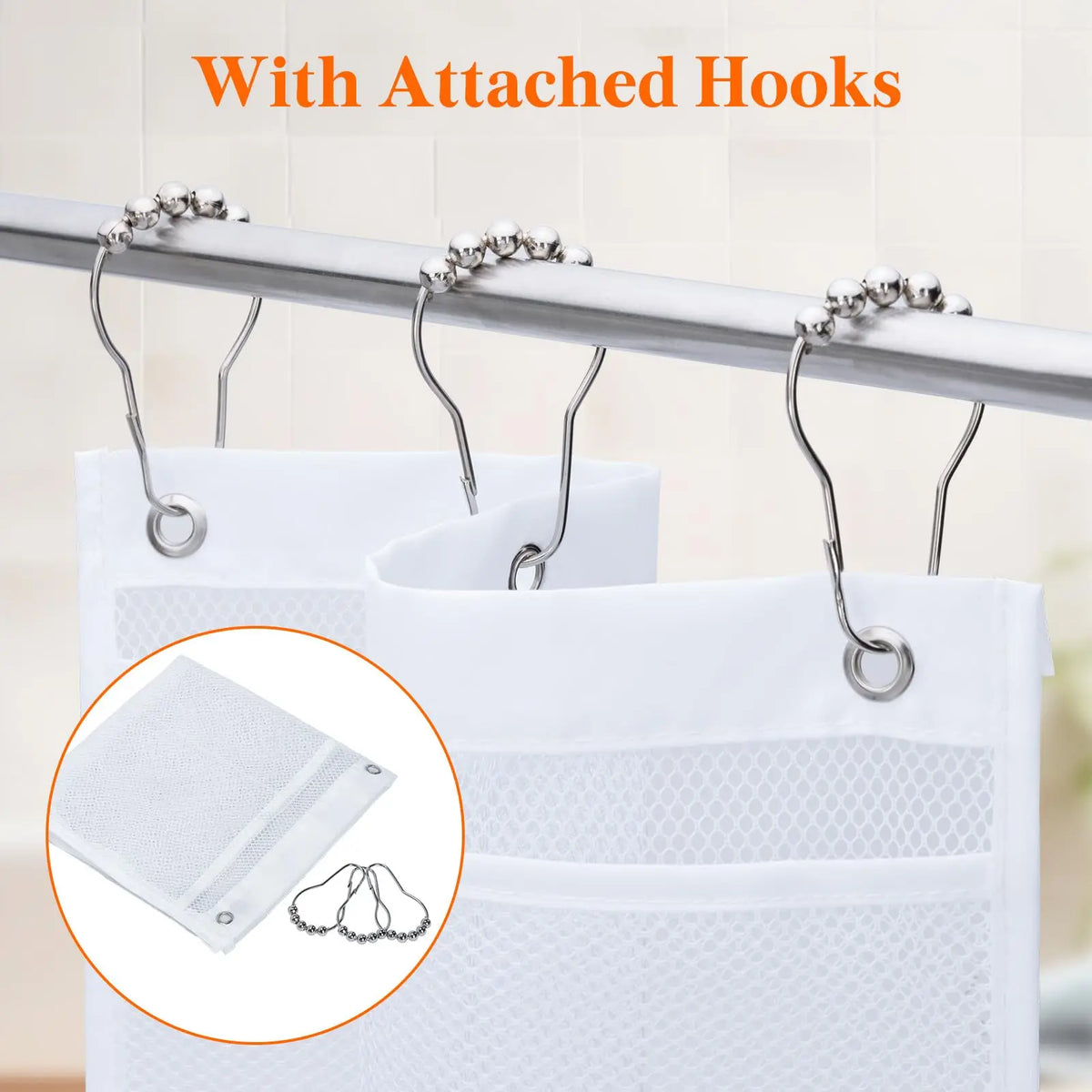 Mesh Shower Organiser (7 Pockets)