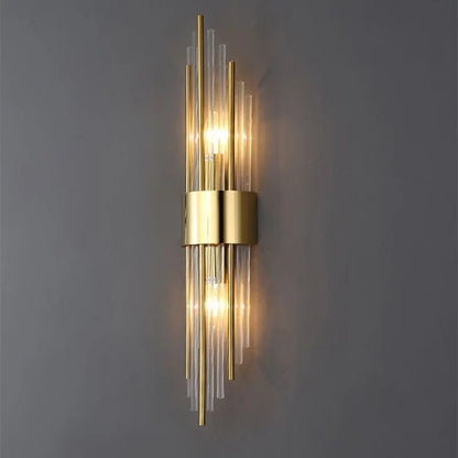 Gold LED Wall Lamp Elegant Indoor Lighting