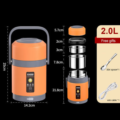 USB Heated Lunch Box – Portable Food Warmer
