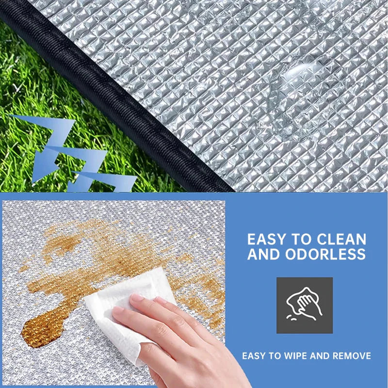 Aluminum Sleeping Pad with Foam for Camping and Outdoor Use