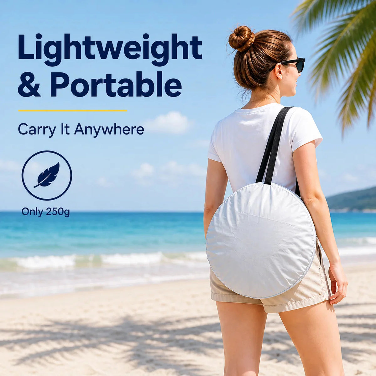 Pop-up beach tent with UV protection – sun protection