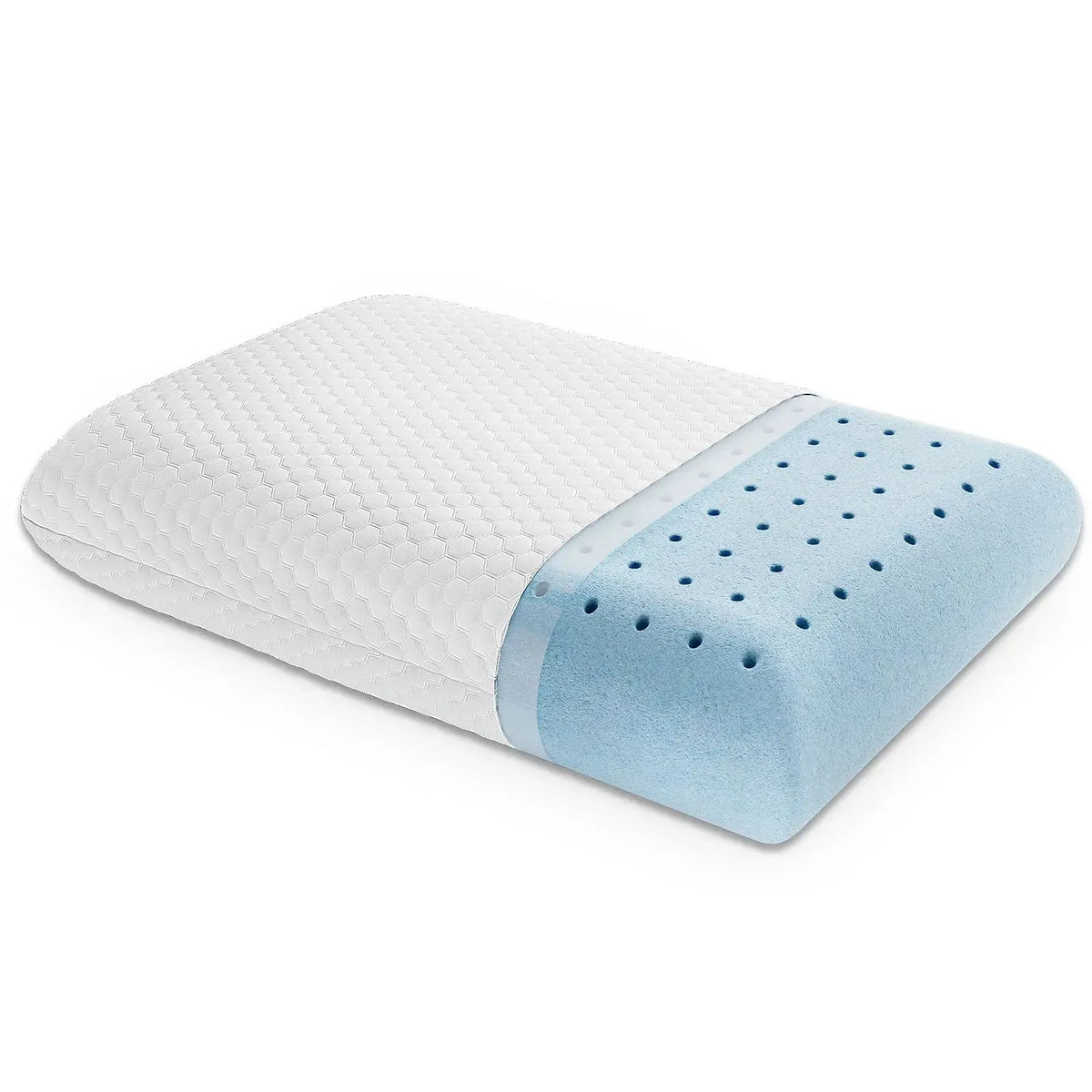 Ventilated Gel Memory Foam Pillow with Washable Cover
