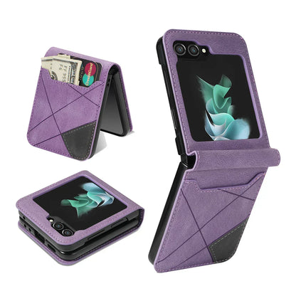 Leather Wallet Case for Samsung Galaxy Z Flip