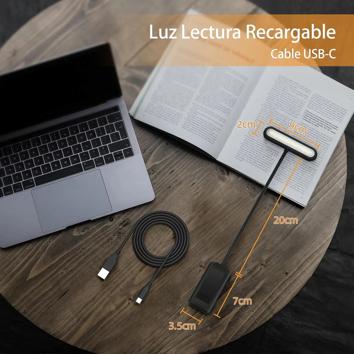 Rechargeable Book Lamp