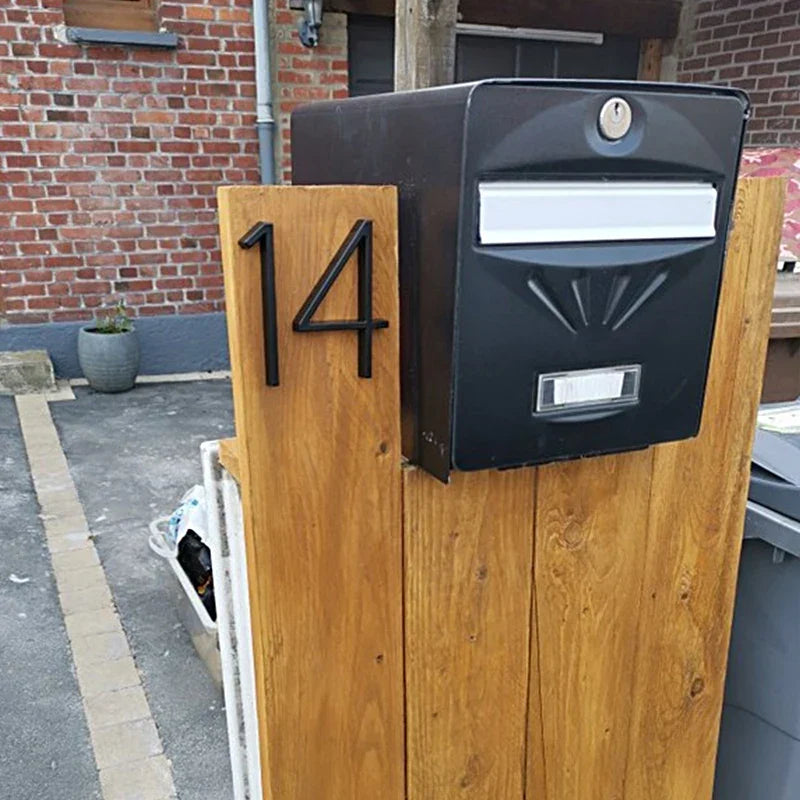 Stainless Steel Floating House Number