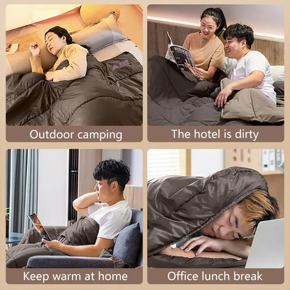 Camping Sleeping Bag 100 cm Wide for 4 Seasons