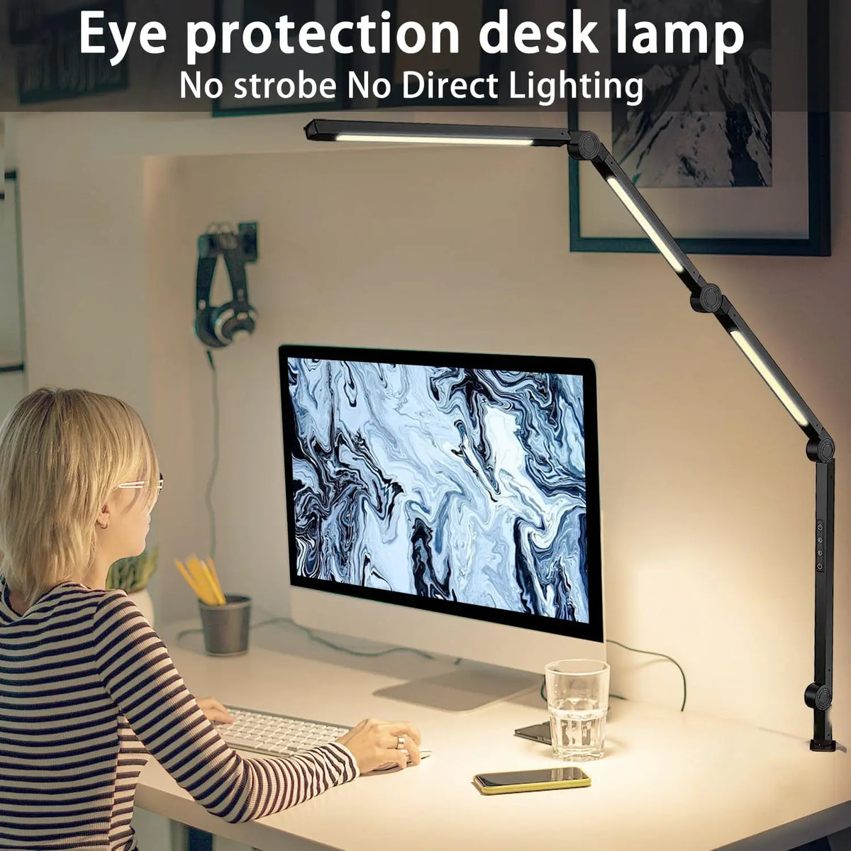 Clamp LED Desk Lamp