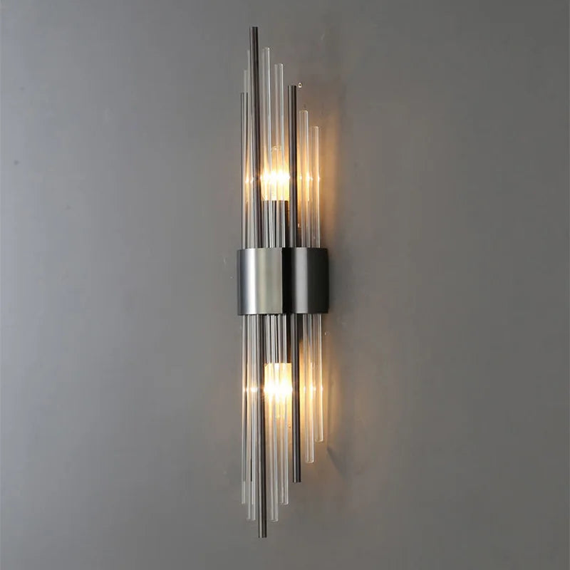 Gold LED Wall Lamp Elegant Indoor Lighting