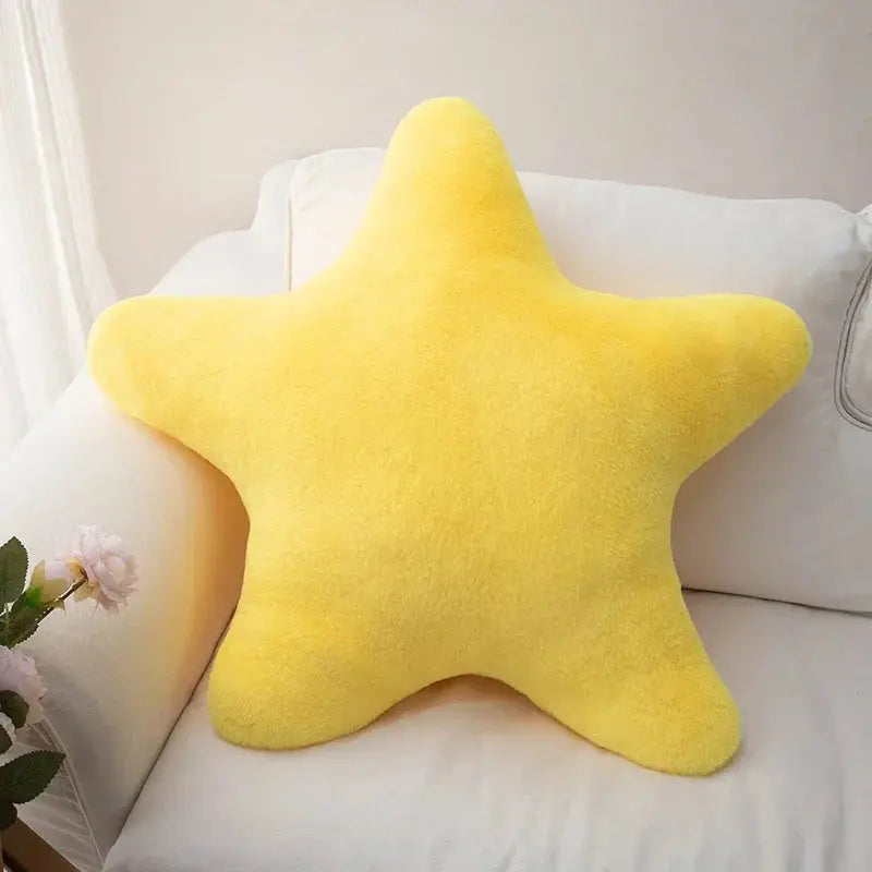 Plush Star Soft Decorative Throw Pillow