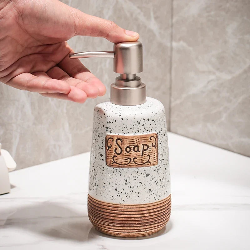 Ceramic Bathroom Accessory Set