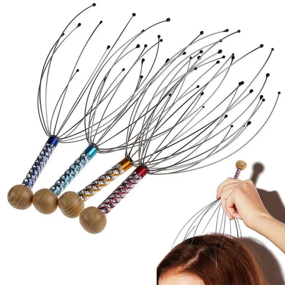Head Scratcher Massager for Stress Relief & Relaxation