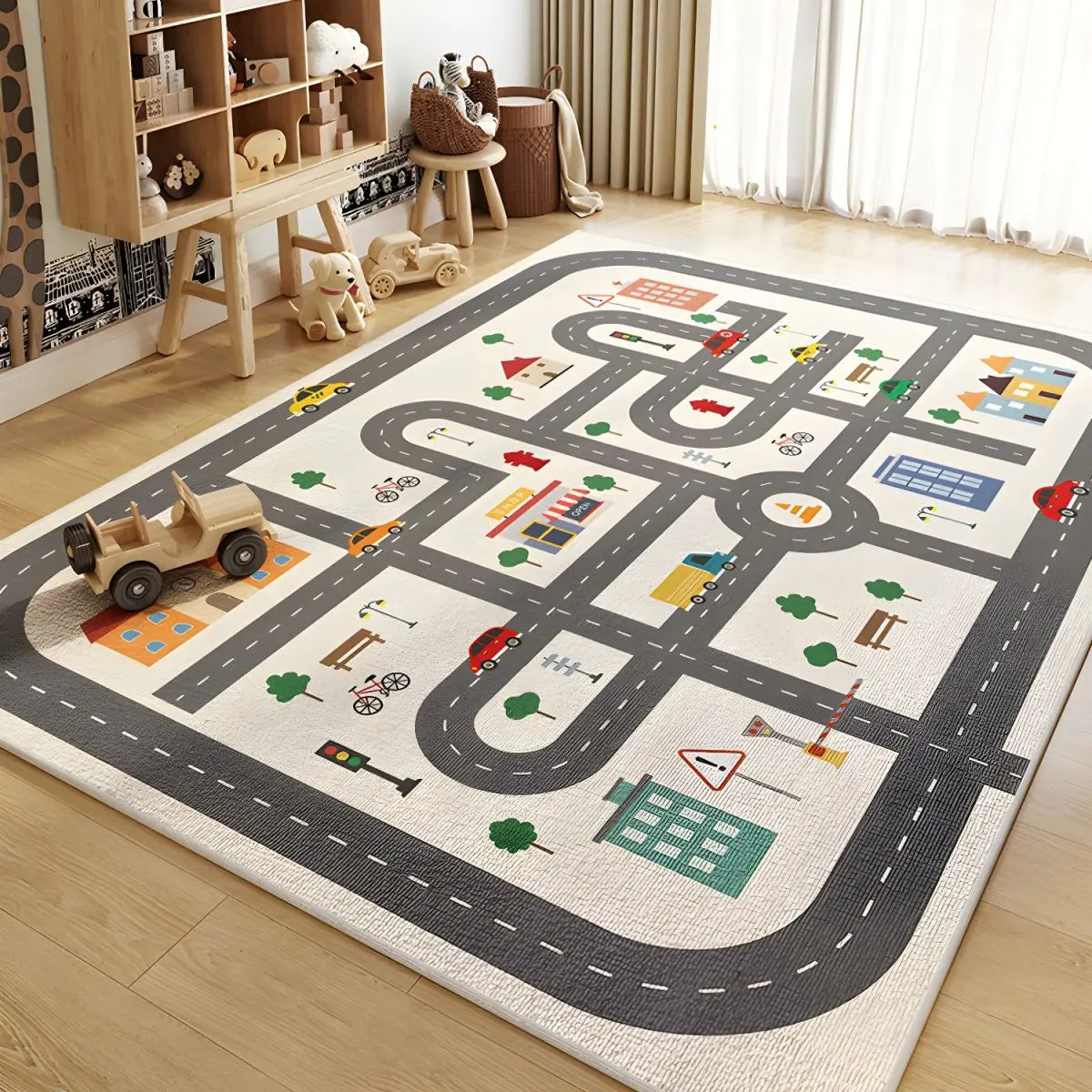 Parking Lot Play Mat Rug