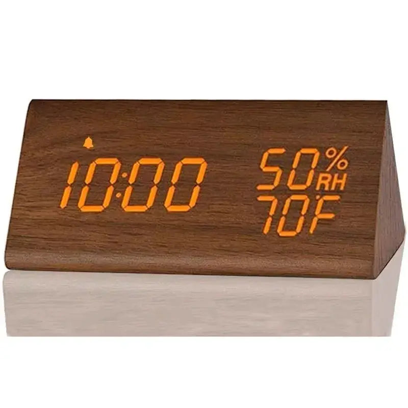 Wooden LED Clock