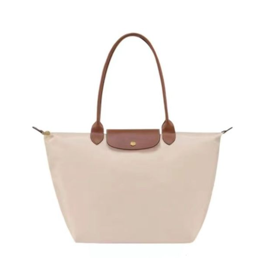 Leather Handle Tote Bag – Waterproof Lining, Stylish & Durable