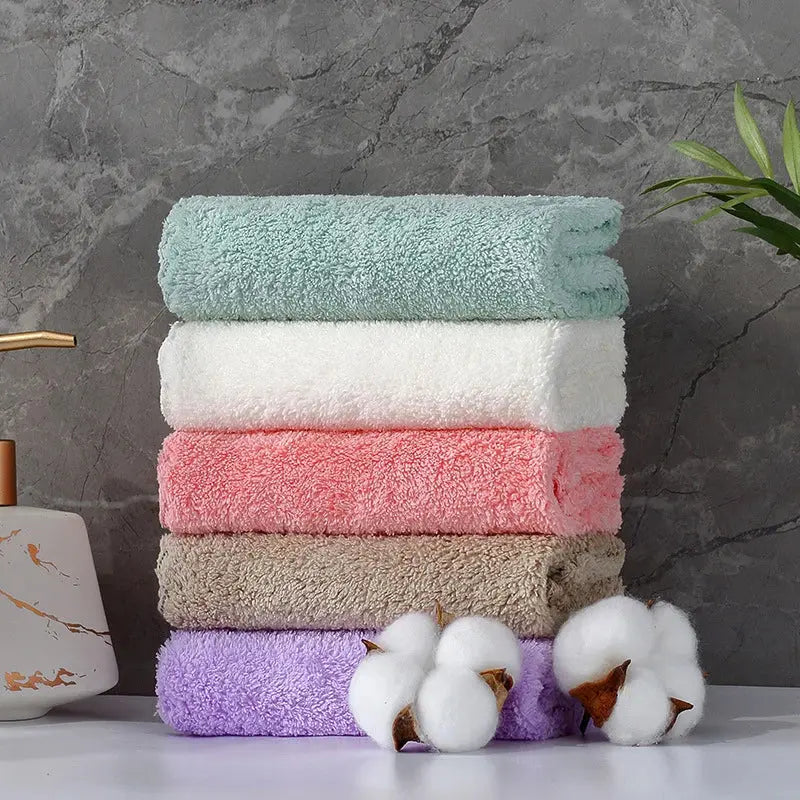 Microfibre Coral Fleece Towel Set – 10 Pieces