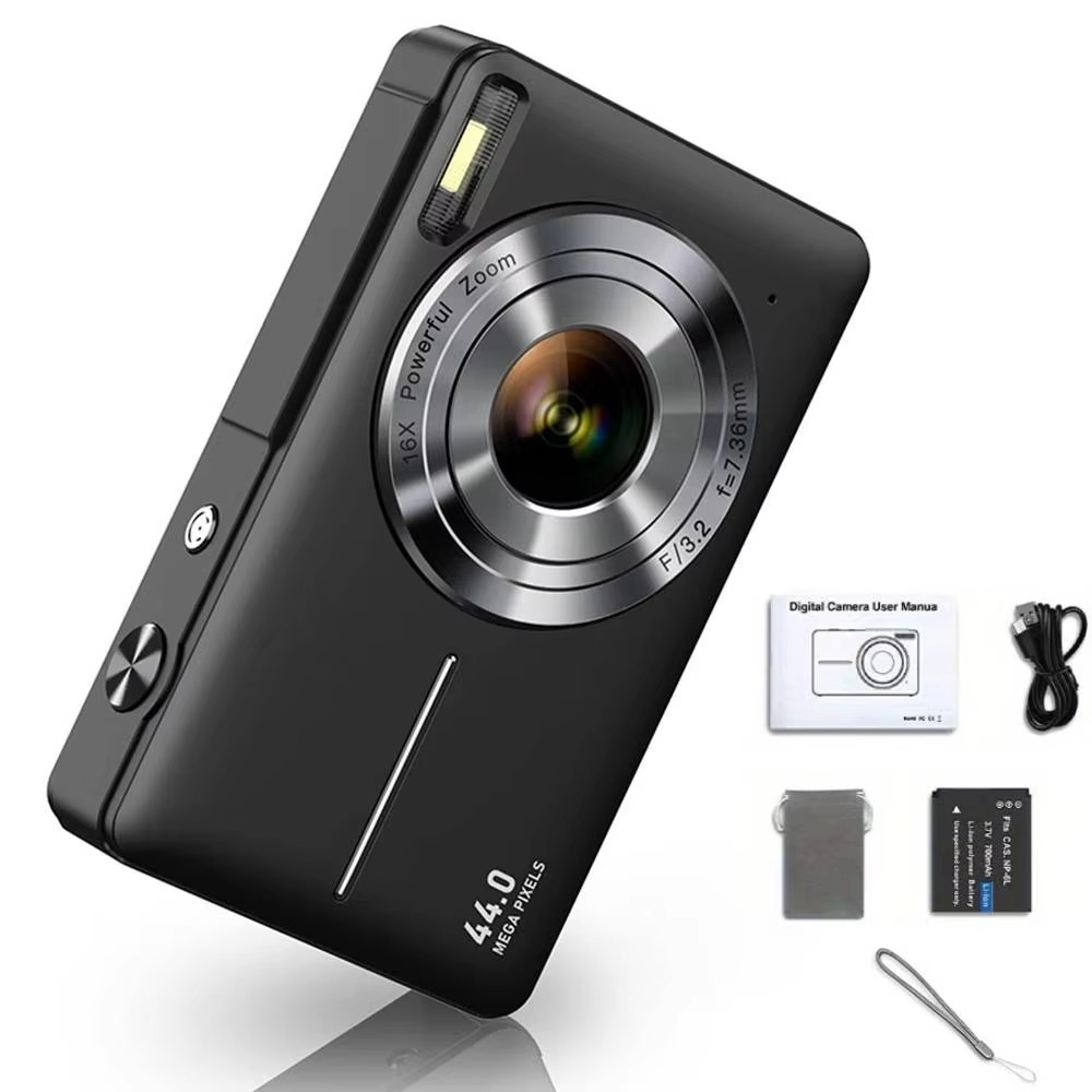 Kids Digital Camera 1080P HD 44MP with Zoom