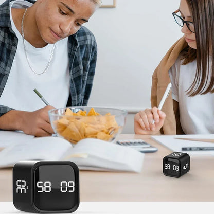 Digital Pomodoro Cube Timer with Four Preset Intervals